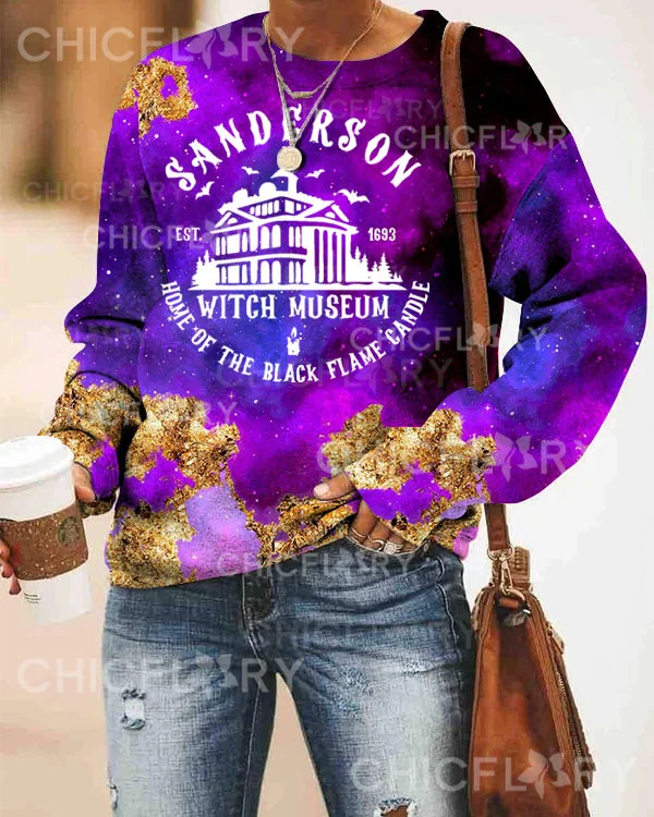 Sanderson Sisters Halloween Tie Dye Sweatshirt