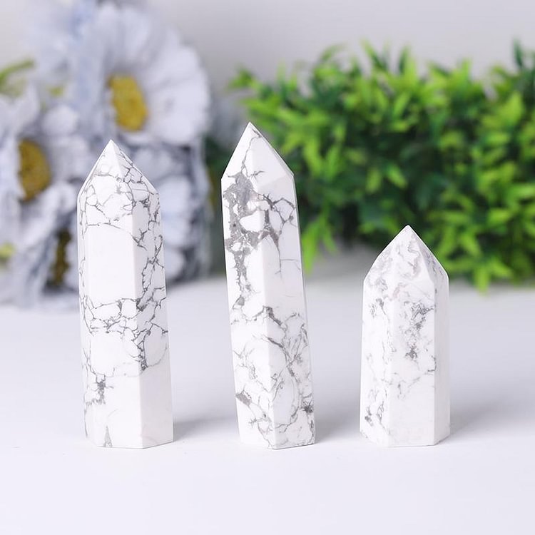 Howlite Point Healing Towers Points Bulk Crystal wholesale suppliers
