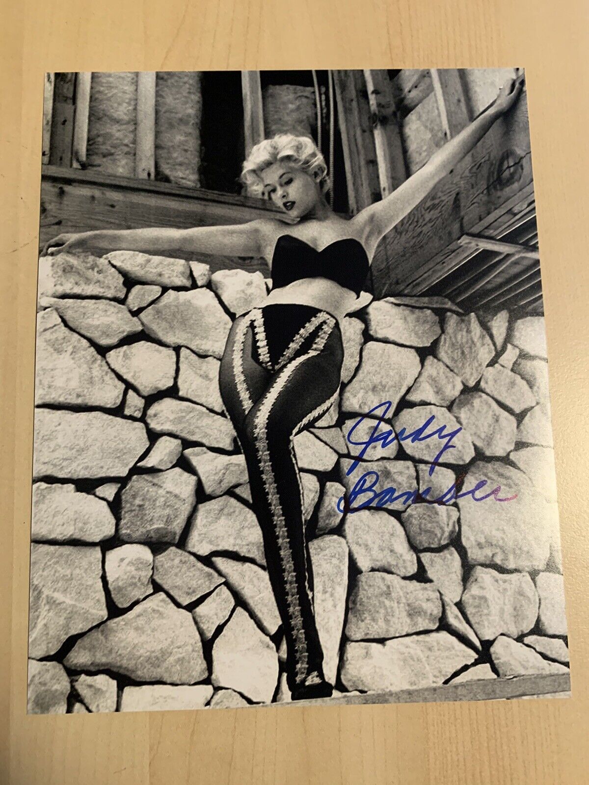 JUDY BAMBER HAND SIGNED 8x10 Photo Poster painting SEXY ACTRESS AUTOGRAPHED MONSTROSITY COA