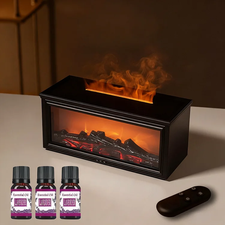 🔥🎁Fireplace Flame Diffuser Humidifier with Remote🔥