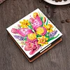 5D DIY PU Diamond Art Note Box with 160 Sheets Paper Mosaic Kit (Butterfly)
