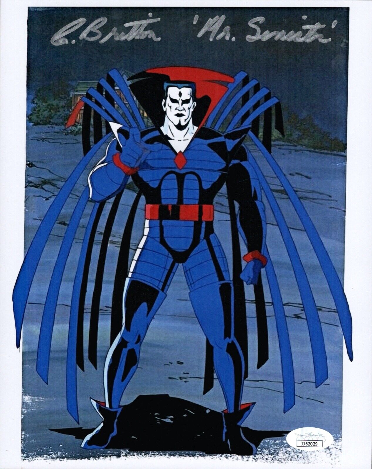 CHRIS BRITTON Signed X-MEN 8x10 Photo Poster painting MR. SINISTER Autograph JSA COA Cert