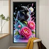 Diamond Painting - Full Round Drill - Black Panther(Canvas|40*70cm)
