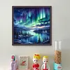 Aurora Scenery-11CT Stamped Cross Stitch 50*50cm tapestrymarket