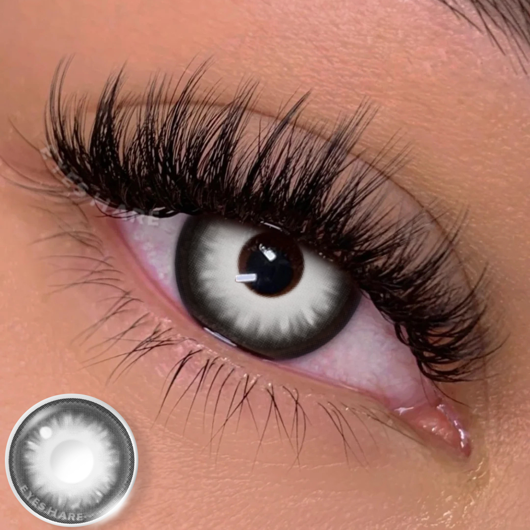 Colored Contact Lenses EYESHARE HD53 BLACK 14.2MM 1 Pair | 1 Year