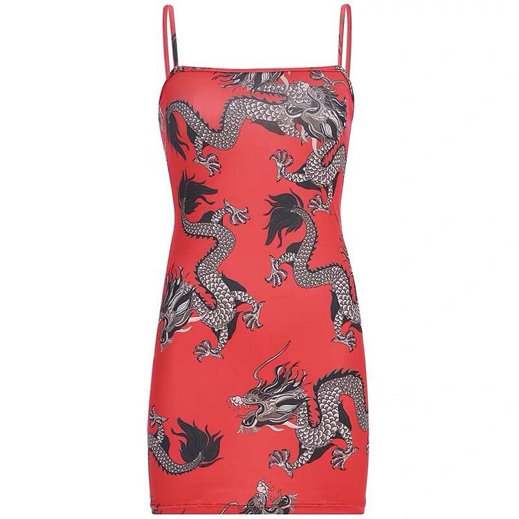 Red Dragon Dress
