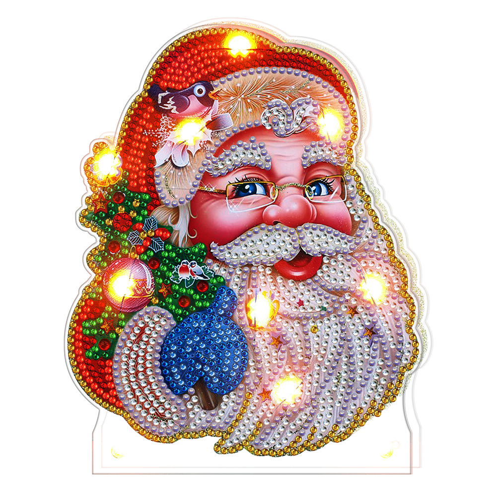 

Santa Claus Double Sided Diamond - 5D DIY Craft Lamp, 501 Original