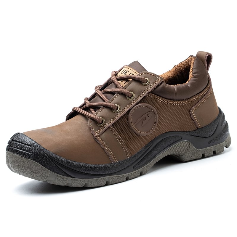 Men's Indestructible Steel Toe Safety Work Shoes/MTE-10 - Brown