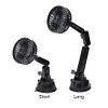 Sucker Electric Car Fan 12V 24V USB Operated Fan for Truck SUV Sedan RV Van Boat