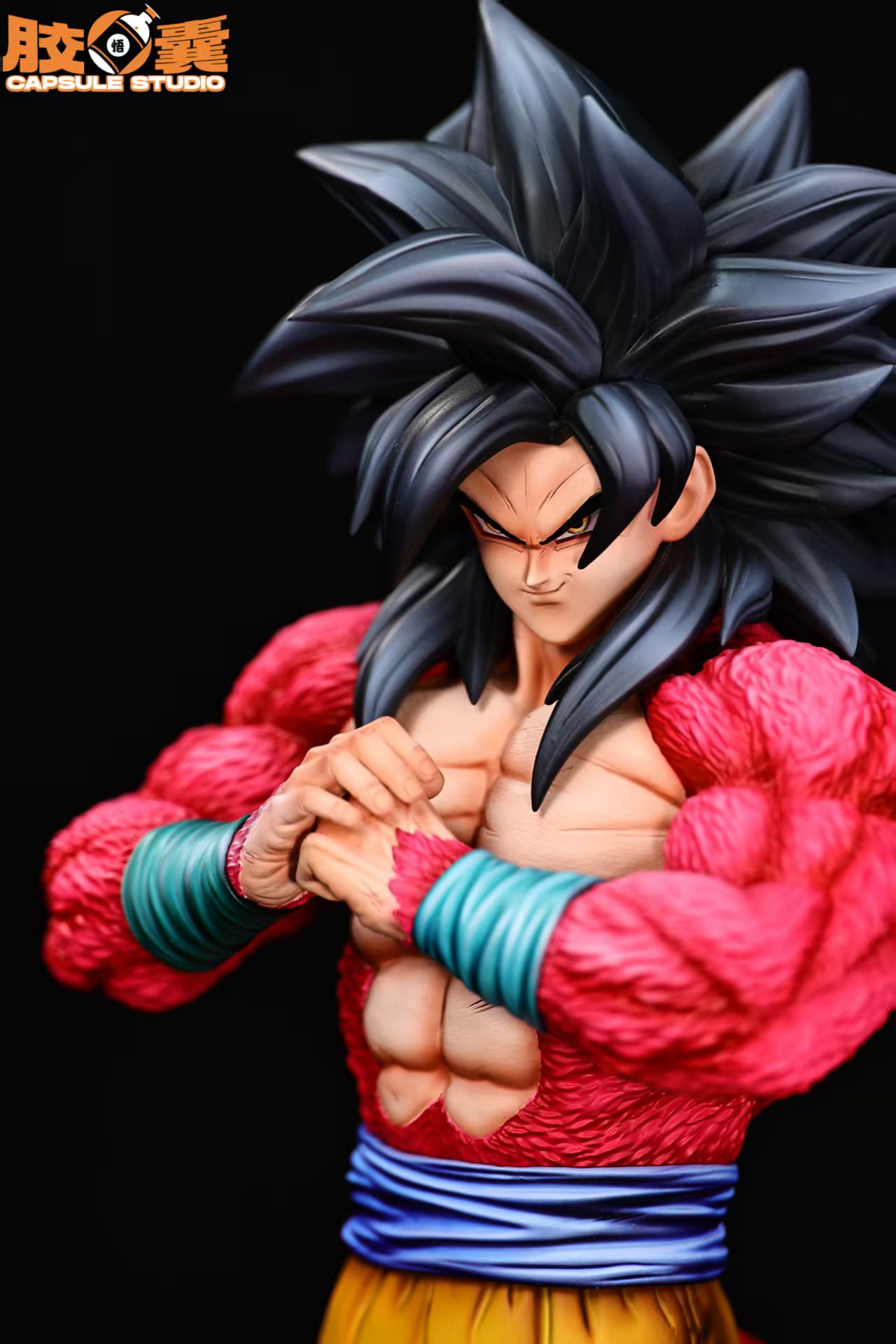 Capsule Studio - Dragon Ball Super Saiyan 4 Goku Clasps His Fists Statue(GK)-