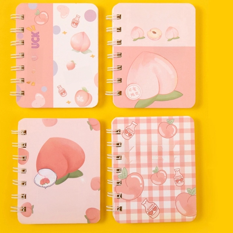 A7 Flip Coil Notebook Student Small Pocket Mini Portable Office Notepad Random 1 Piece