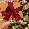 15Pcs Weihnachten Weihnachtsbaum doppelseitig - 5d DIY Handwerk Anhänger