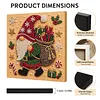 (20x20cm)Delivery Gnome DIY Pearl Painting Art With Inner Wooden Framed Kit