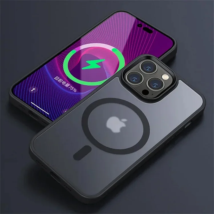 Luxury Matte Magsafe Translucency Case For iPhone  Etrgadget- Smartphone Cases & Covers | Accessories