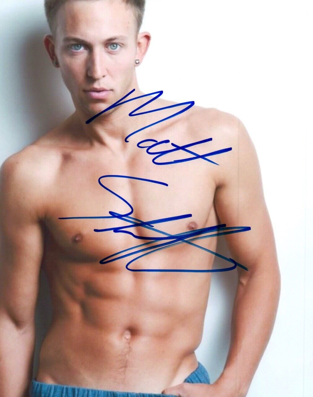 Matt Steffanina Signed Autographed 8x10 Photo Poster painting Shirtless Pose COA