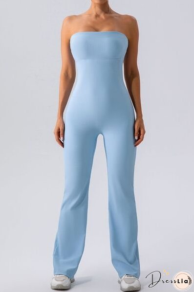 Sleeveless Straight Active Jumpsuit