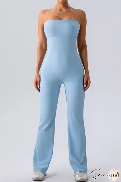 Sleeveless Straight Active Jumpsuit