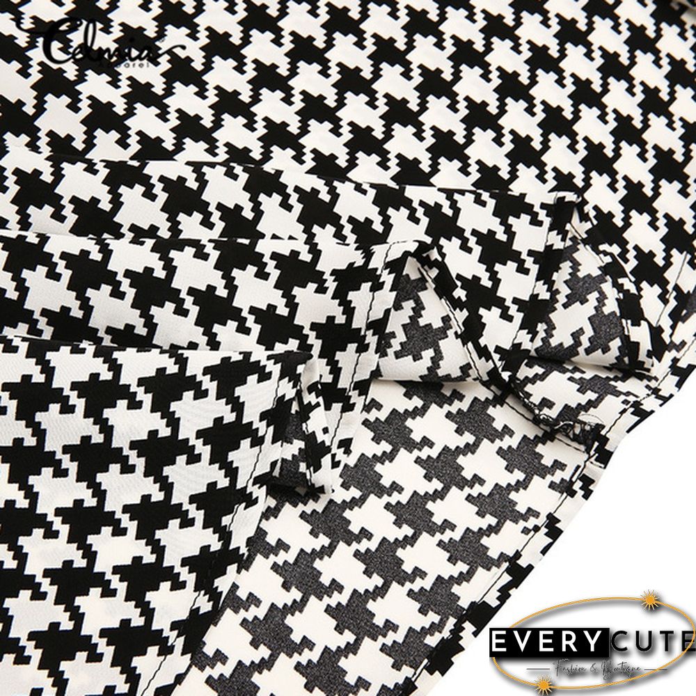 Summer Women Plaid Loose Swing Strap Skirt Dress Casual Suspender Skirt Plus Size