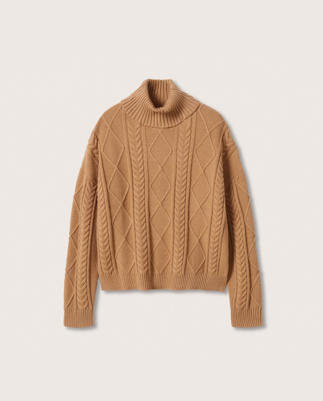 Herringbone knit sweater