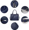 Damen Handtasche Leder Henkeltasche Top Griff Tasche Vintage Weiches Umhängetasche Schultertasche für Frauen