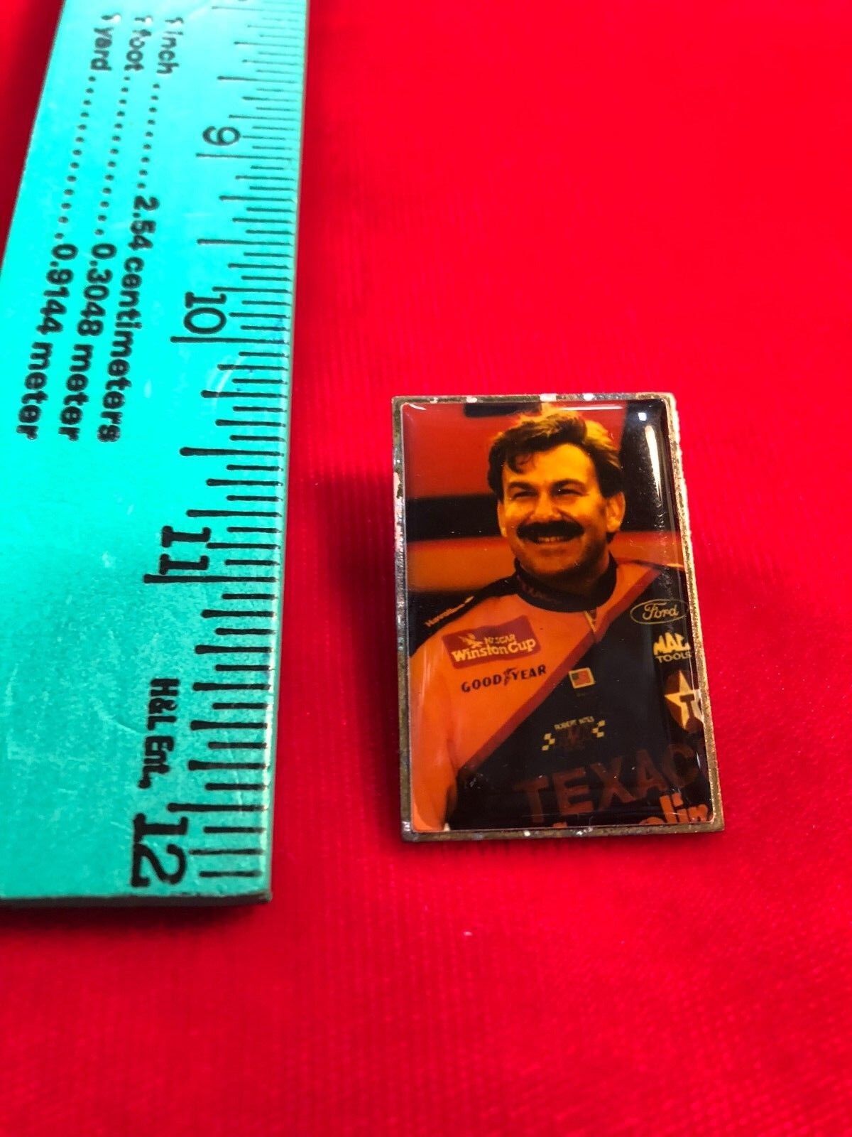 NEW Dale Jarrett Photo Poster painting Pin Butterfly Clasp - NASCAR - Daytona 500 Brickyard 400