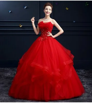 Quinceanera Dresses Party Prom Lace Embroidery Strapless Ball Gown 5 Colors Quinceanera Dress Plus Size Vestido De Quince Robe