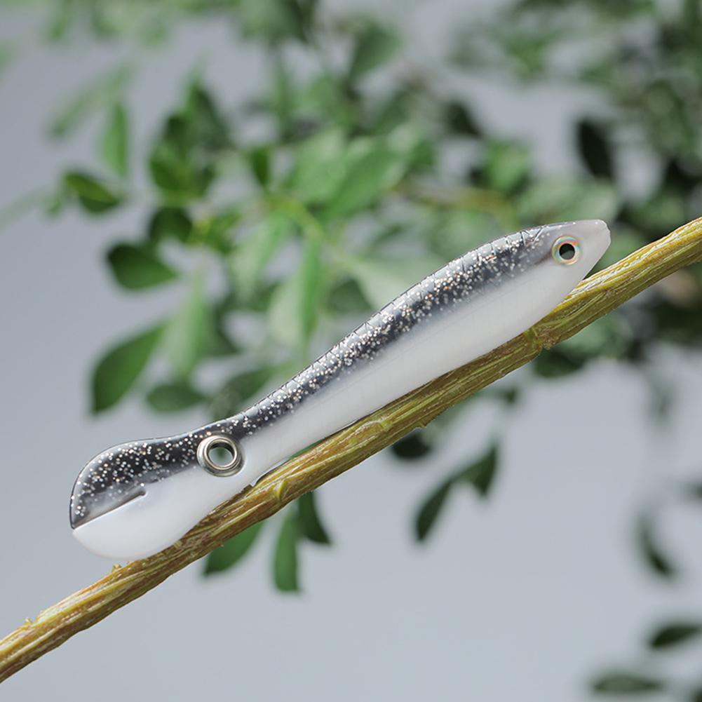 

10cm/6g Soft Bionic Fishing Baits Lure Artificial Crankbait Wobbler (White), 501 Original