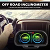 Inclinometer Clinometer with Green Backlight Compass Balance Level Slope Gauge