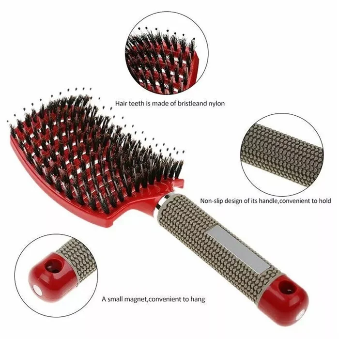 Free Shipping - Detangler Bristle Nylon Hairbrush 🔥BUY 1 GET 1 FREE LAST DAY🔥