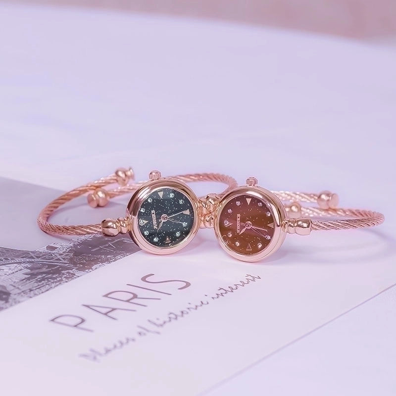 Minimalist Round Buckle Quartz Women’s Watches