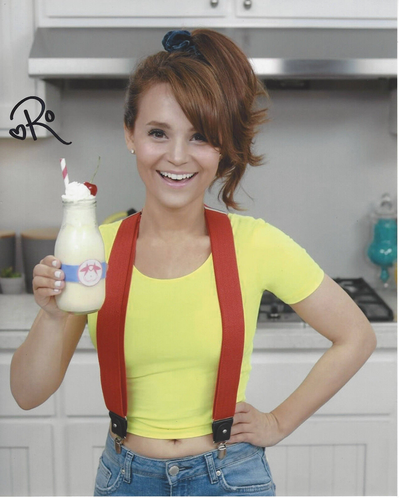 ROSANNA PANSINO YOUTUBE PERSONALITY SIGNED 8X10 Photo Poster painting D COA PROOF NERDY NUMMIES