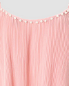 Pink Pearls Decor Layered Cami Top