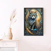 (40*60cm)Black Wolf - Full Round Drill Diamond Painting
