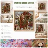 Country Horse 11CT 3 Strands DIY Stamped Cross Stitch Kit for Adult 45x45cm tapestrymarket