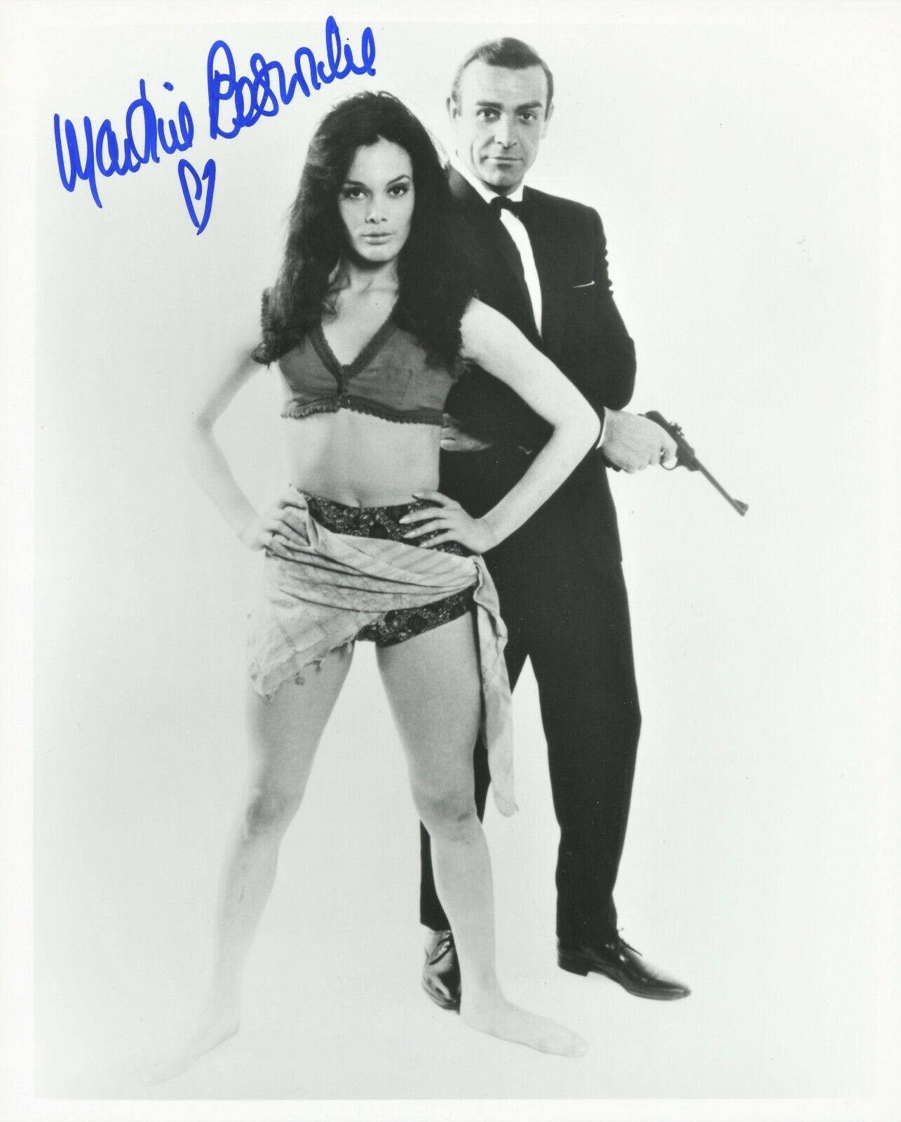 Sexy MARTINE BESWICK Signed Photo Poster painting Bond Girl