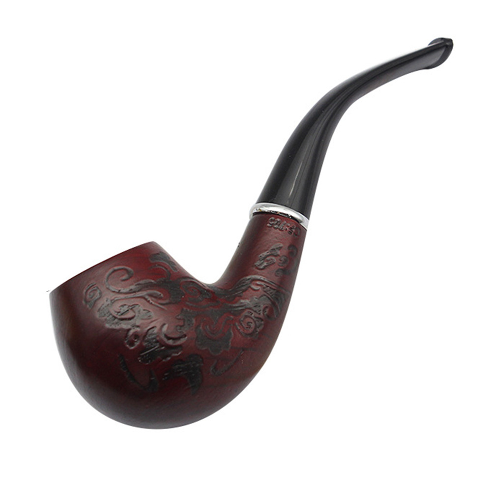 

Wood Tobacco Pipe Bending Filter Pipe Potable Smoking Cigarette Accessories, 501 Original