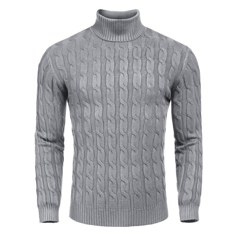 Foreign Trade Long Sleeve Turtleneck Men's Sweater