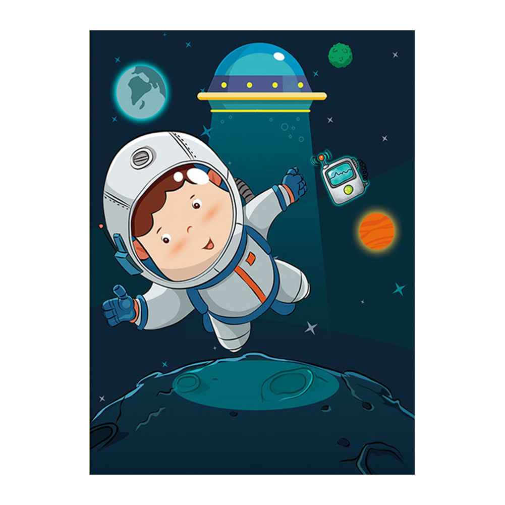 

Astronaut - 11CT Stamped Cross Stitch - 52*74CM, 501 Original