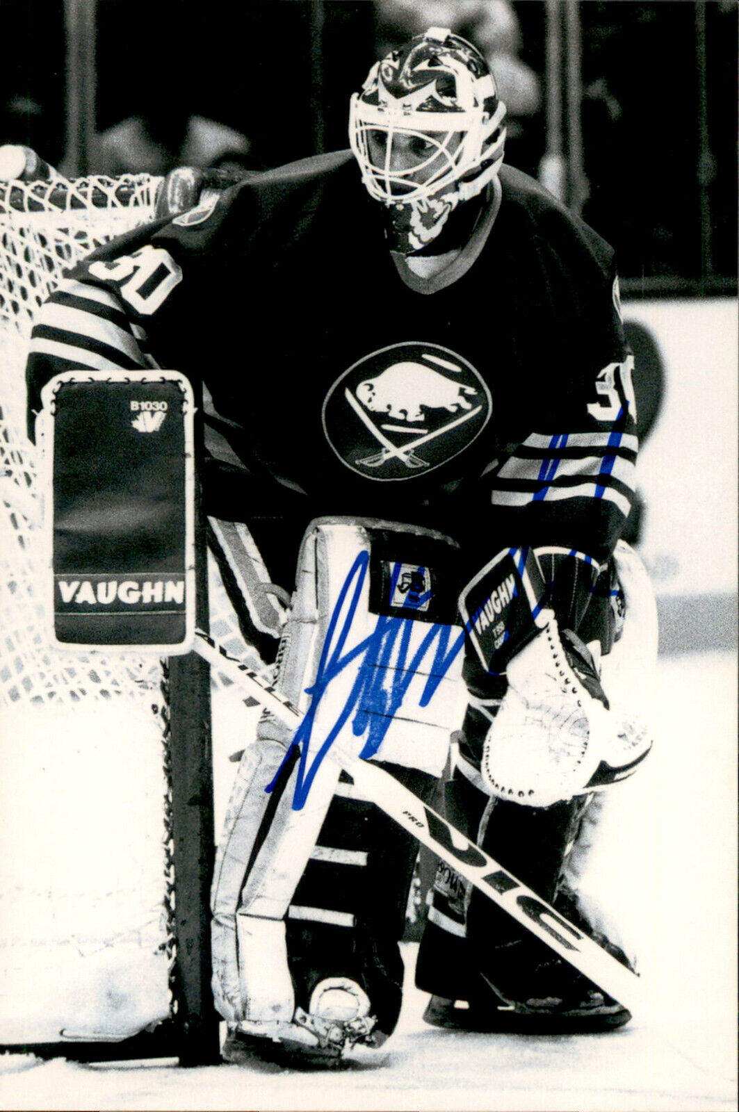 Clint Malarchuk SIGNED autographed 4x6 Photo Poster painting BUFFALO SABRES #3