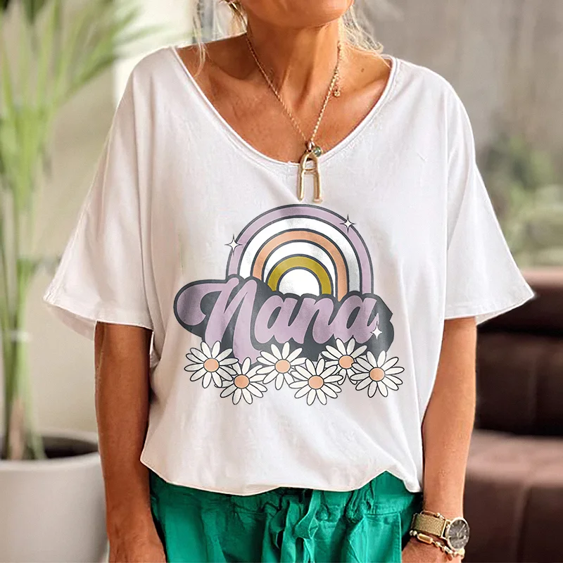Daisy-Like Sunshine NANA Printed T-shirt