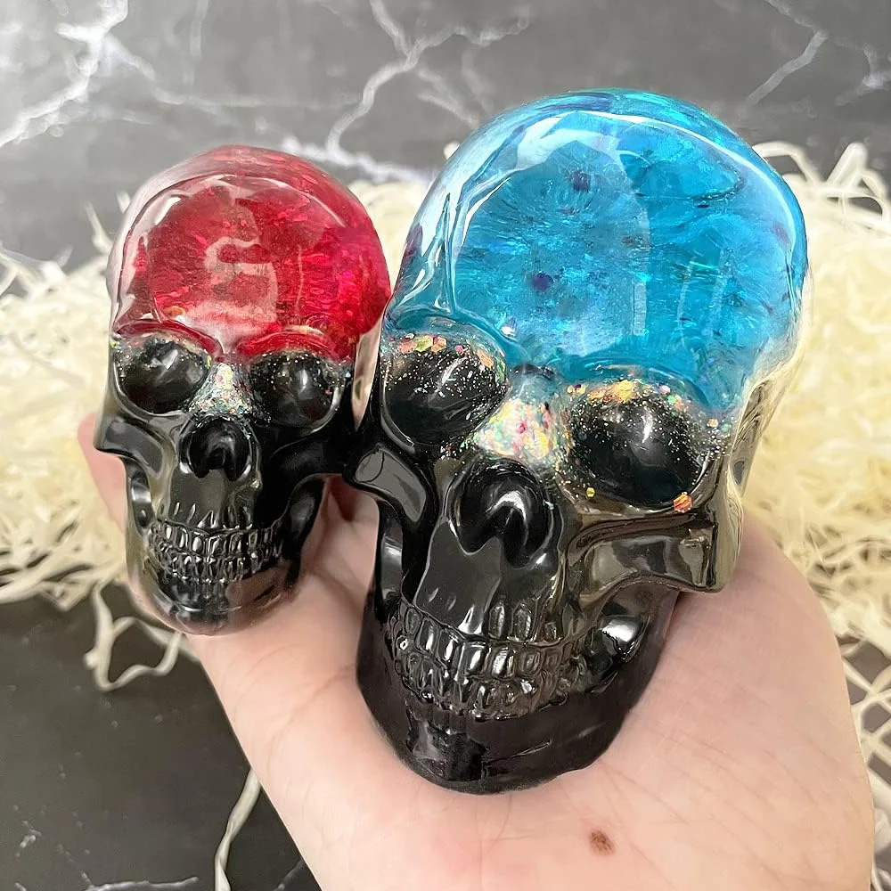 Ornaments Ornaments Halloween Skull Silicone Mold