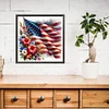 Diamond Painting -DIY Full Round Drill Independence Day Flag(40*40CM)