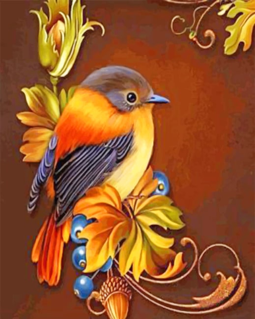 

Brown Bird – Paint By Numbers - 40*50CM, 501 Original