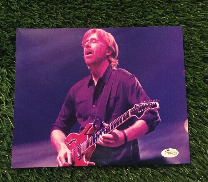 TREY ANASTASIO Signed ACTION 8x10 Photo Poster painting JSA STICKER J19201 PHISH