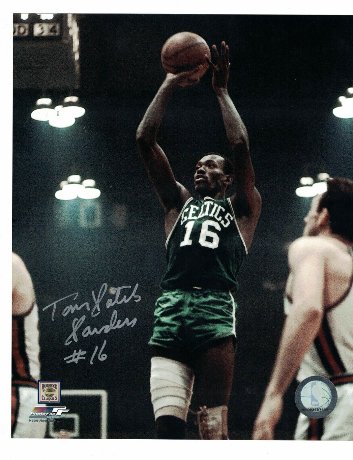 Tom Satch Sanders Boston Celtics Signed Photo Poster painting W/Our COA Plus Rich Altman