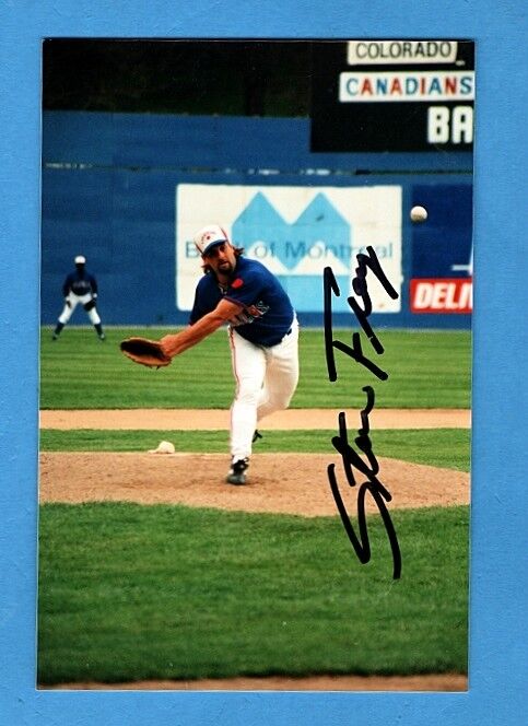 1997 STEVE FRYE-PCL-VANCOUVER CANADIANS AUTOGRAPHED 4X6  COLOR Photo Poster painting