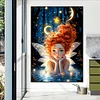 (50*70cm)Butterfly Angel Girl - Full Round Drill Diamond Painting