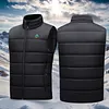 25 Heating Zones Smart Electric Heated Vest USB Stand Collar Thermal Clothes