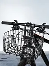 Bike Front Rear Basket Fold-Up Bicycle Cargo Rack Metal Wire Ebike Travel Basket