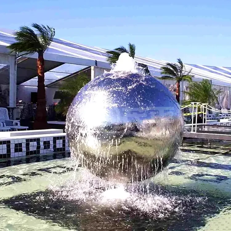 Garden Decoration Large Stainless Steel Sphere water features